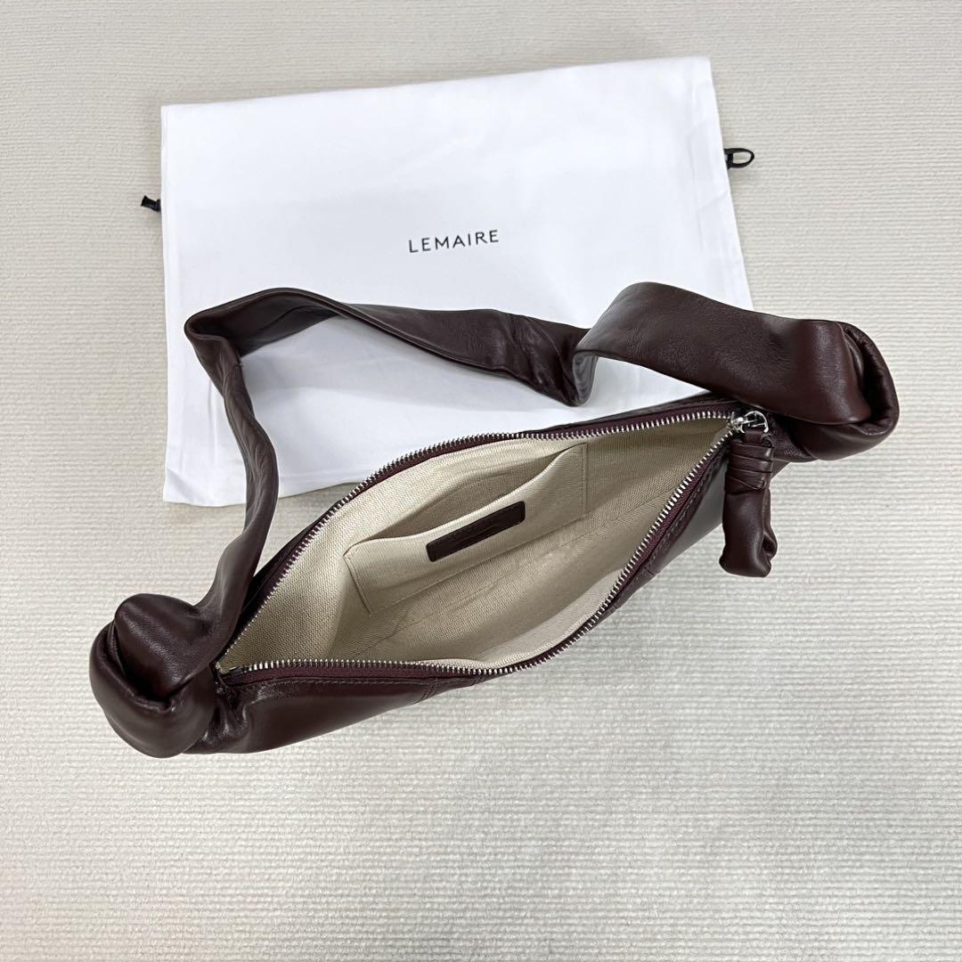 lemaire ブラウン ショルダーバッグ