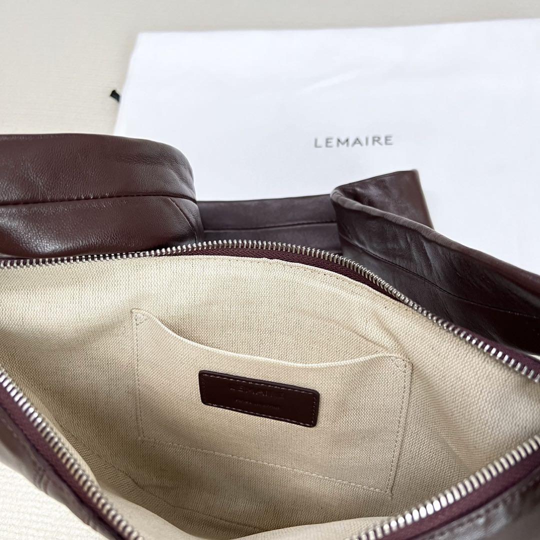 lemaire ブラウン ショルダーバッグ
