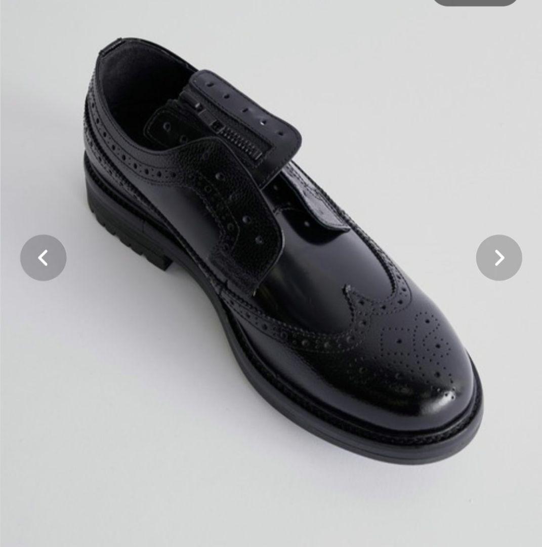 PUBLIC TOKYO レザージップユニット　26cm M サイズ2　黒