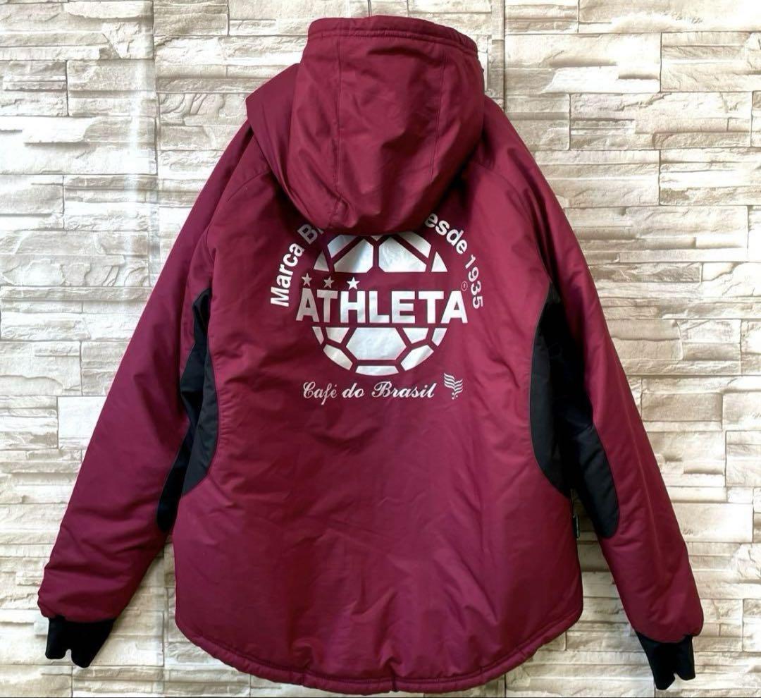 【ATHLETA】☆良品☆ナイロン中綿　セットアップ　上下セット　フットサル