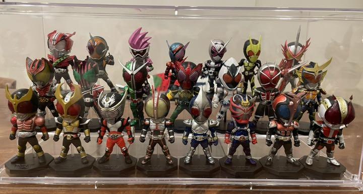 仮面ライダーフィギュア「平成〜令和ライダー」22体セット（ワーコレ・一番くじ）