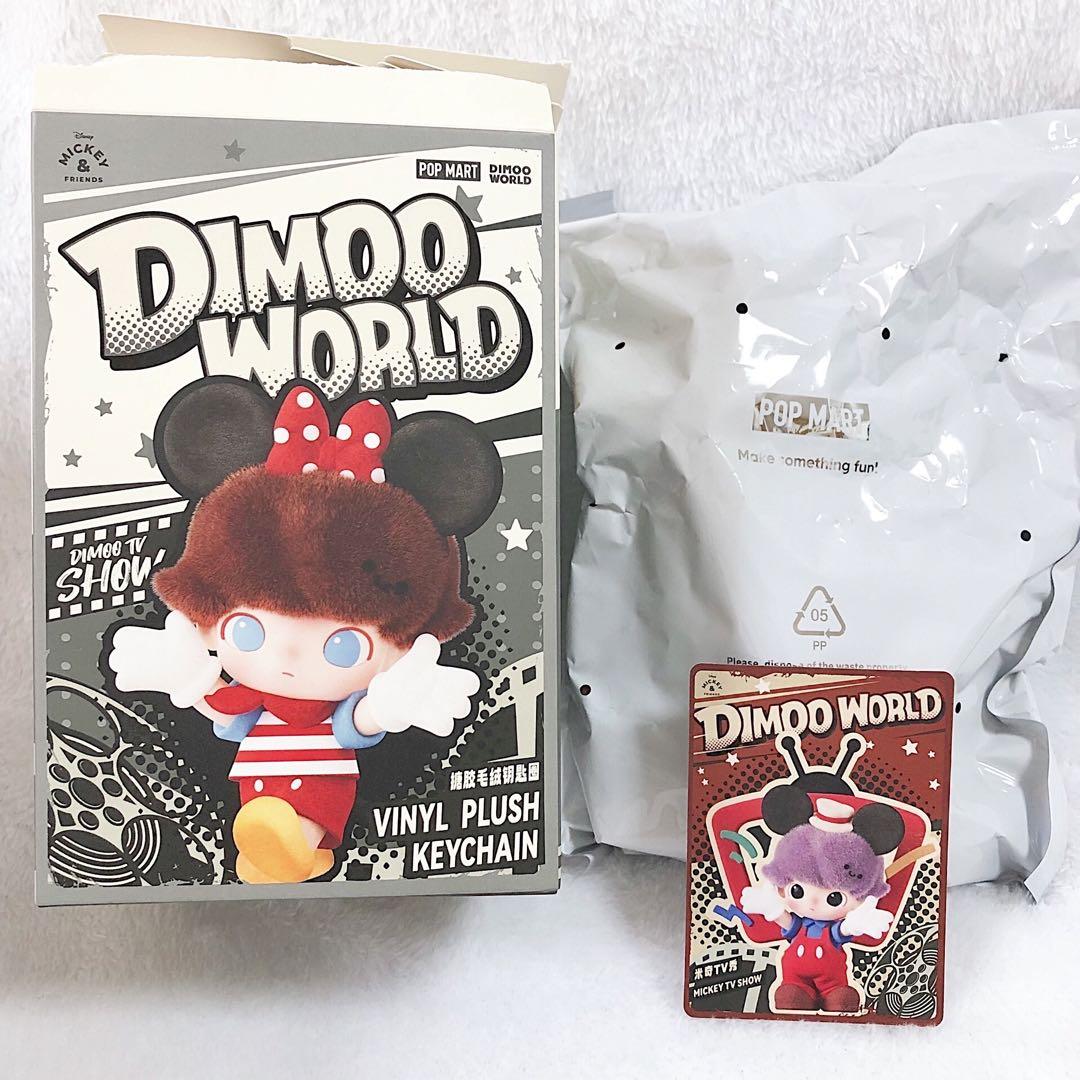 DIMOO ぬいぐるみキーチェーン ミッキー　ポップマート