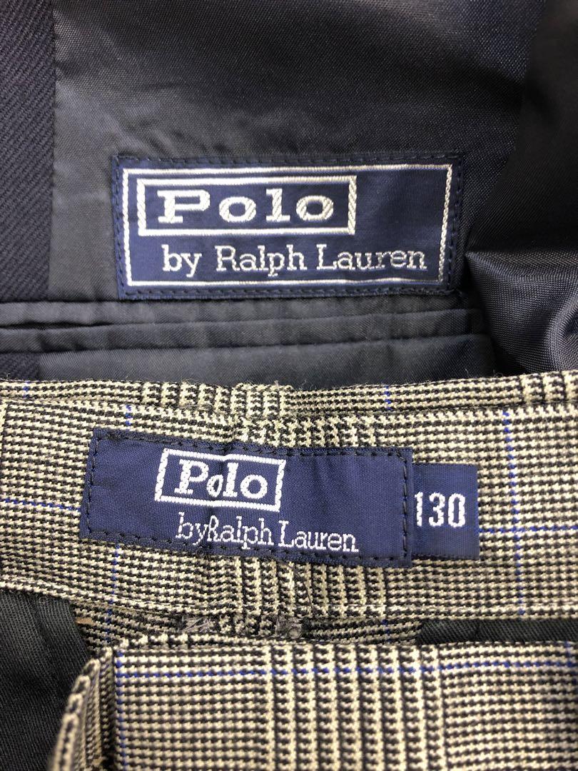 POLO by RALPHLAUREN 紺ブレザー パンツ セット 130