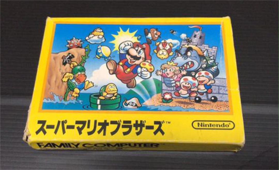 【箱付き】スーパーマリオブラザーズ ファミコン】スーパーマリオブラザーズ【箱付き】 - メルカリ