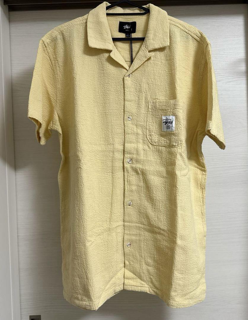 Stussy 半袖シャツ イエロー 新品タグ付き