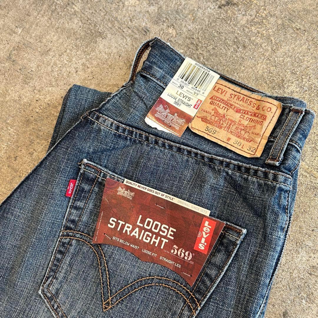デッドストック Levi's 569 リーバイス デニム パンツ 30x32