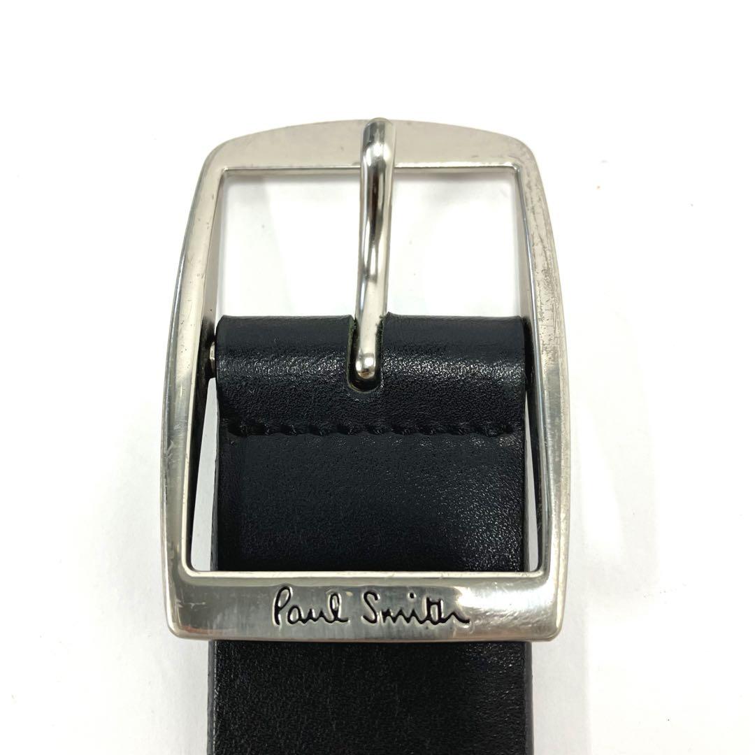 大人気☆Paul Smith☆ポールスミス☆ベルト☆バックル☆ロゴ☆レザー☆黒