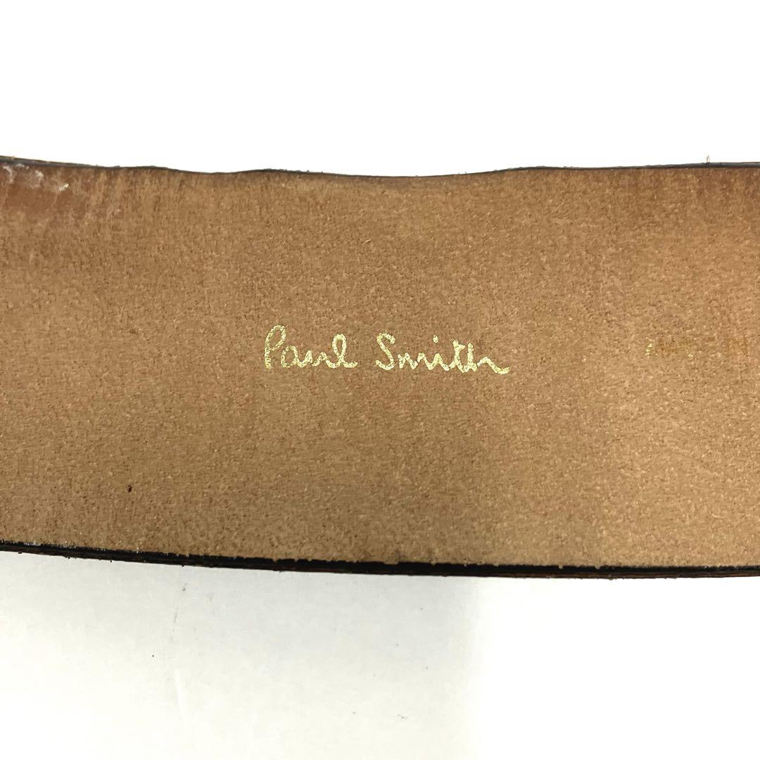 大人気☆Paul Smith☆ポールスミス☆ベルト☆バックル☆ロゴ☆レザー☆黒