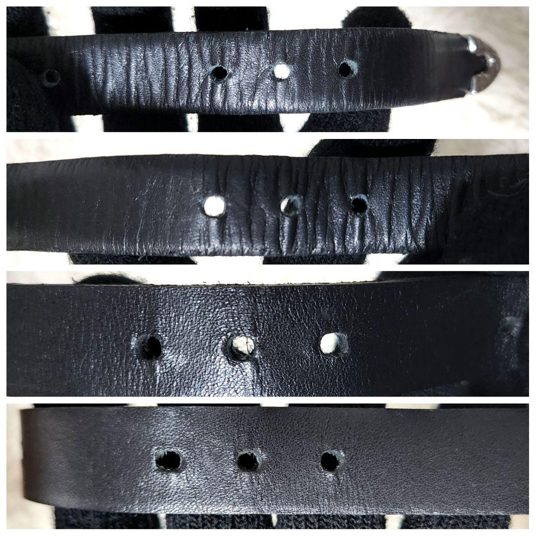 美品 TOGA PULLA L DOUBLE BUCKLE BELT 黒