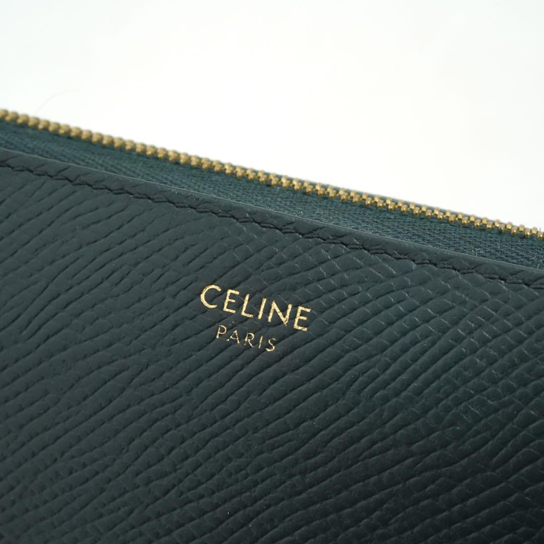 ✨未使用に近い✨　CELINE 長財布　ラージジップドウォレット　ファスナー