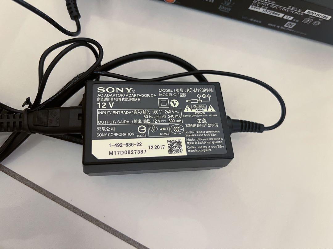 SONY ブルーレイディスクプレーヤー 2017年製 BDP-S1500