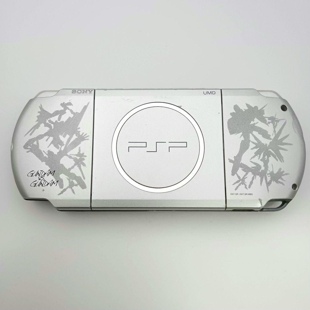 モデル PSP3000 本体 ガンダムVS.ガンダム シルバー 動作品