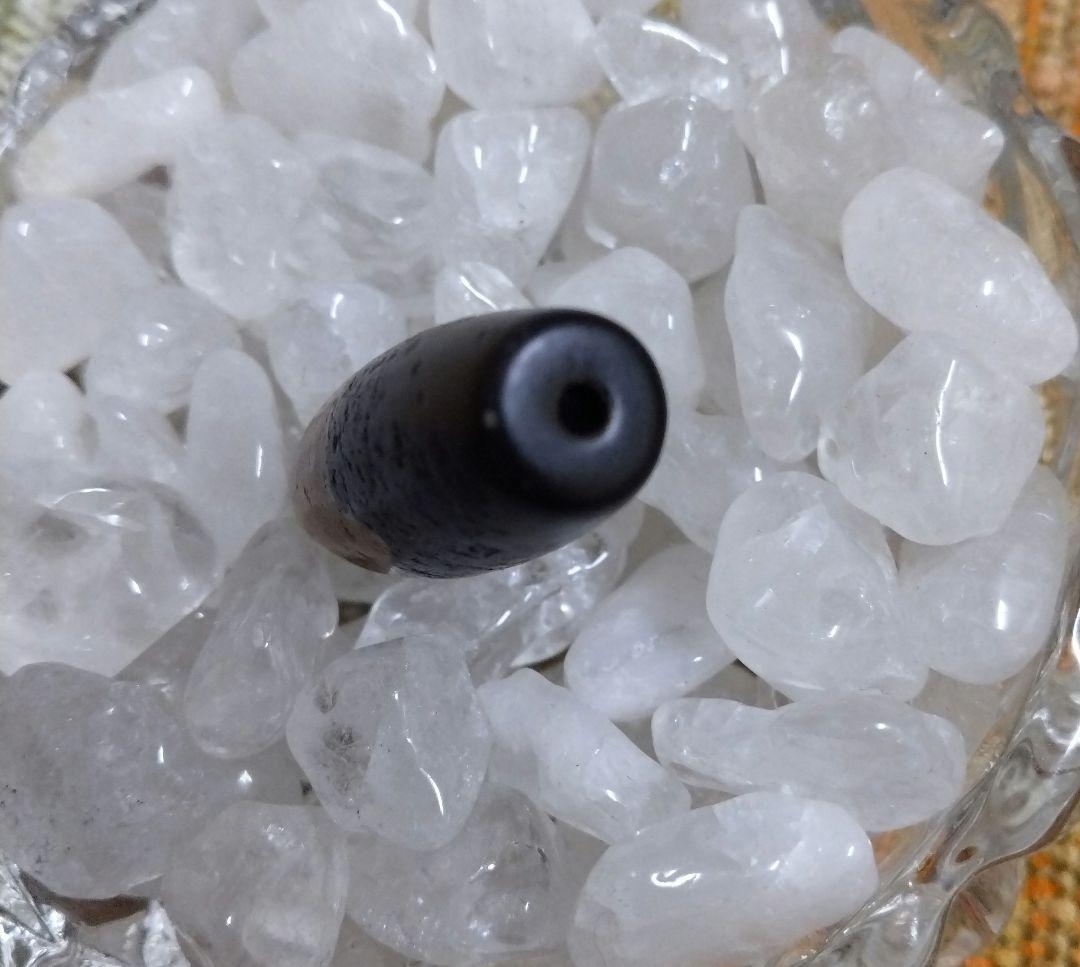520天珠　西蔵民族の算命(占い)に使う　黒白　算命天珠　dzibeads！