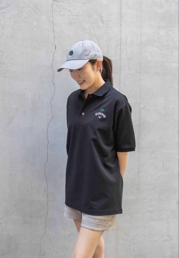 【限定】Callaway CLUBHAUS S/S Polo black コラボ