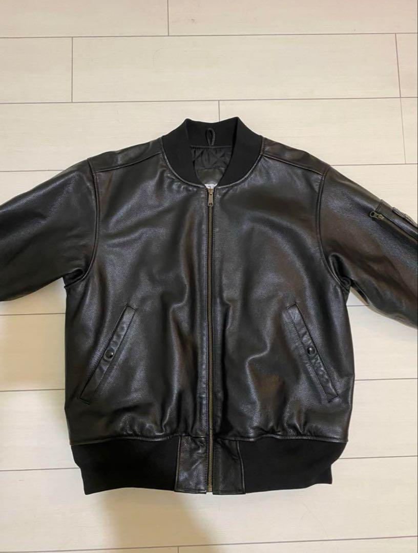 FTC LEATHER MA-1 JACKET ストリート・サーフブランドアイテムの