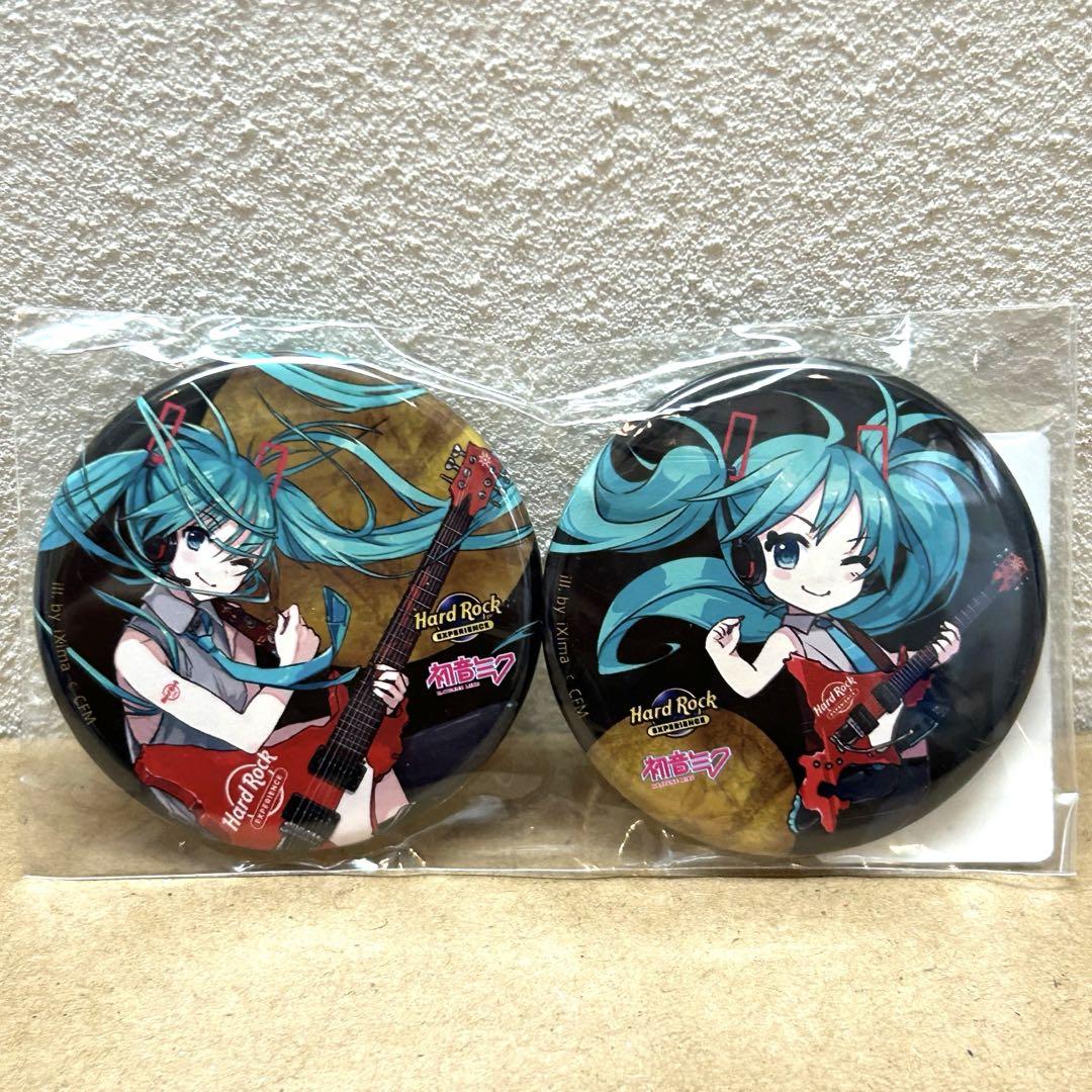 Hard Rock×初音ミクコラボ缶バッジセット