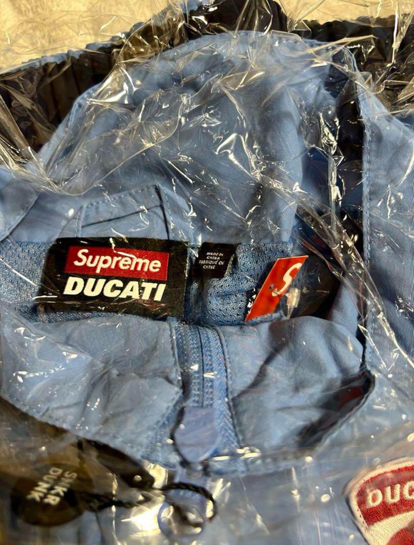 ジャケット・アウター Supreme Ducati Track Jacket light blue M