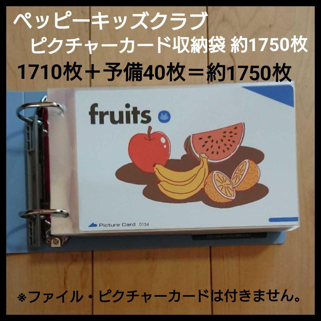 ペッピーキッズクラブ ピクチャーカード収納袋(特厚リフィル) 約