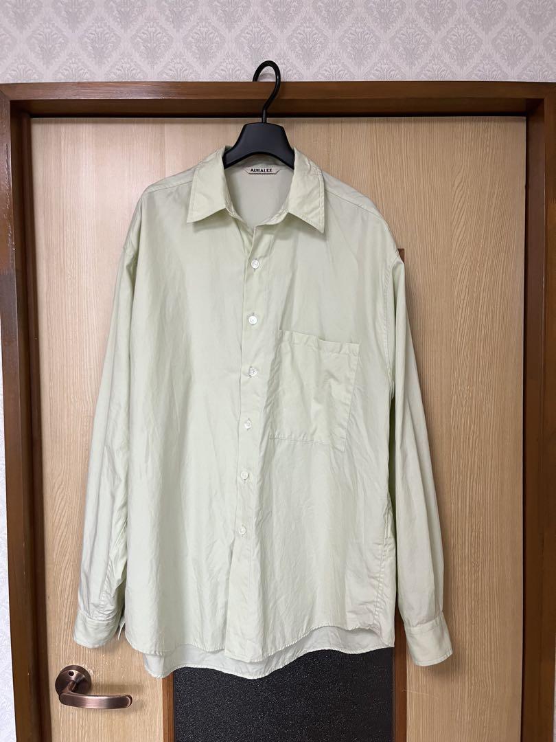 25ss auralee フィンクスビッグシャツ