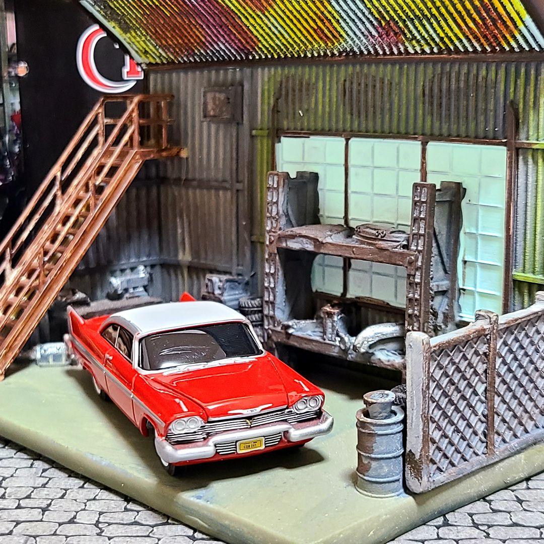 入手困難！オートワールド　映画　クリスティーン　劇中車　ジオラマ　1/64　新品