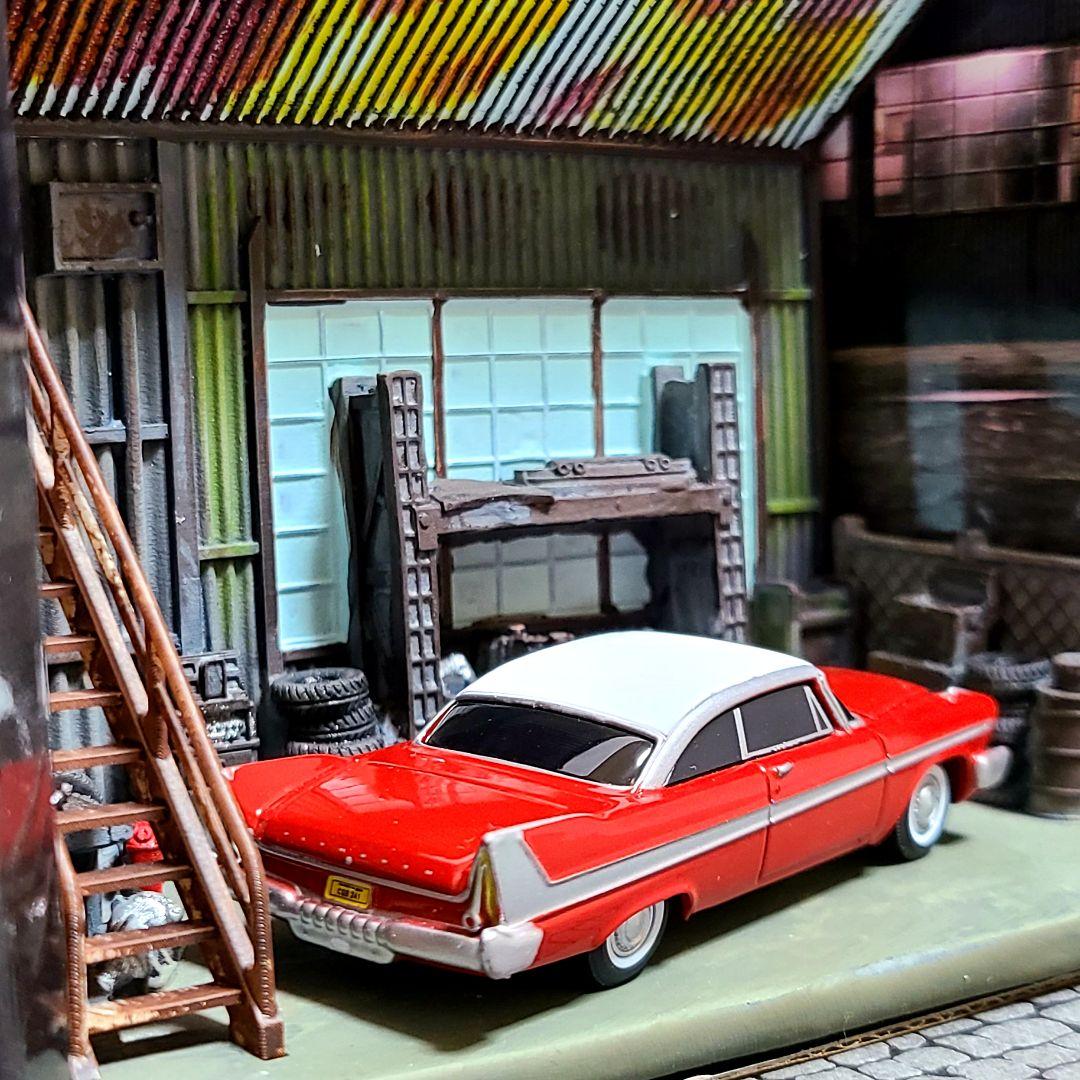 入手困難！オートワールド　映画　クリスティーン　劇中車　ジオラマ　1/64　新品