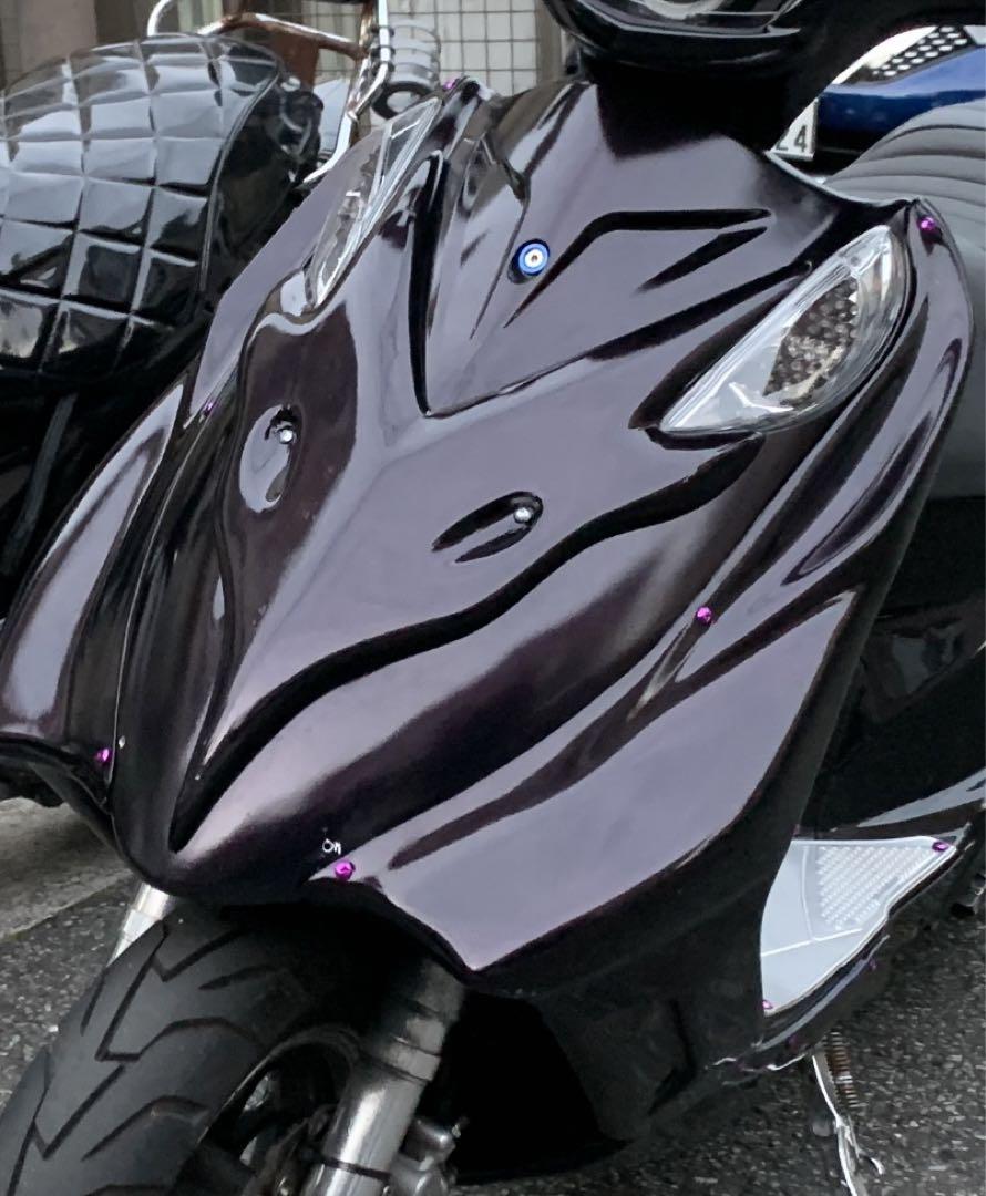 DCRデビルフロントマスク アドレスV125G エアロ - カウル