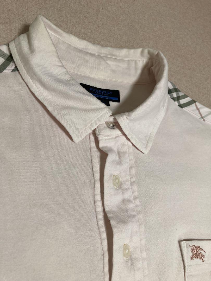 BURBERRY BLUE LABEL ポロシャツ チェック柄 BURBERRY BLUE LABEL ノバチェック コットン ポロシャツ - メルカリ