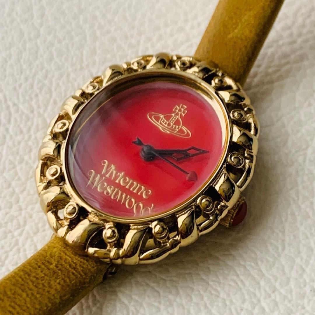 希少 ヴィヴィアンウエストウッド 時計 ロココ調 オーバル VV005RDYL 希少 ヴィヴィアンウエストウッド 時計 ロココ調 オーバル VV005RDYL