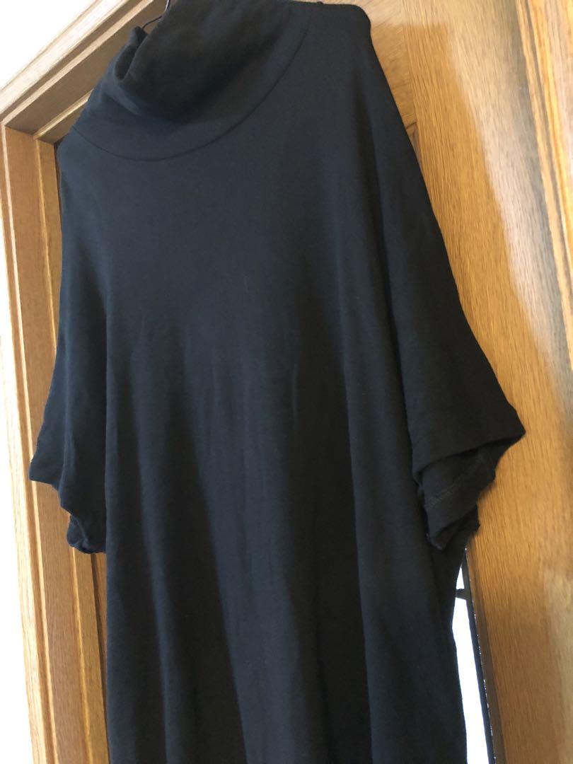【bajra】 　バジュラ　ラフィー接結　ビッグロングチュニック　ワンピース