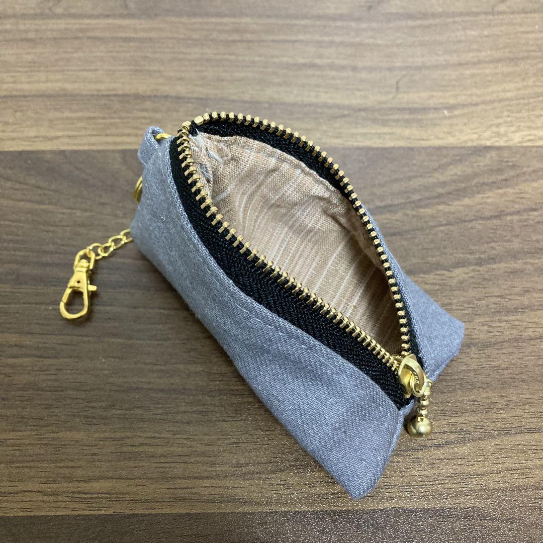 ハンドメイド　本革✖︎岡山デニム　改良2wayハンドバッグ　刺繍花柄　オーダー専用
