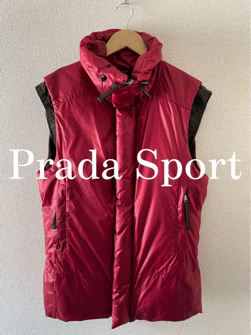 Prada Sport プラダ スポーツ ダウンベスト ロゴ