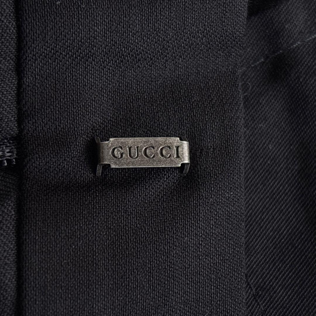 極美品■GUCCI【XXL】現行モデル スーツセットアップ 総裏 2B ブラック