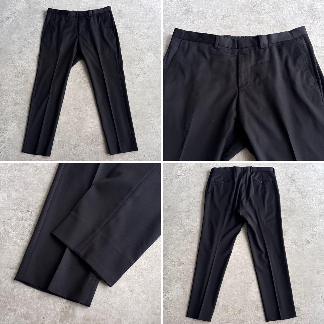 極美品■GUCCI【XXL】現行モデル スーツセットアップ 総裏 2B ブラック