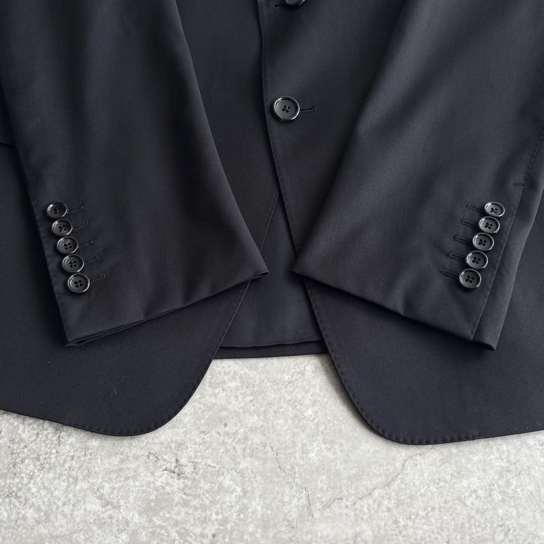 極美品■GUCCI【XXL】現行モデル スーツセットアップ 総裏 2B ブラック