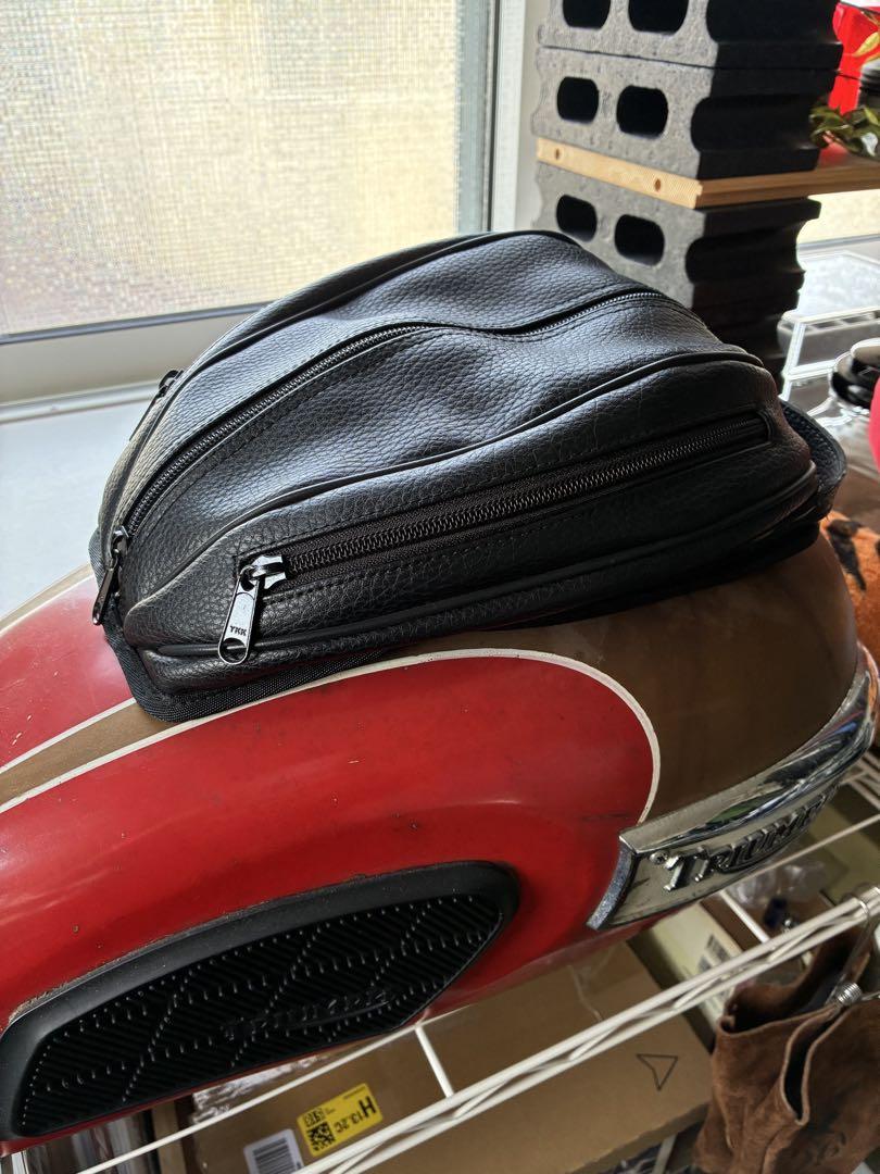 ストバイ　タンクバッグ　レザー　SR 旧車