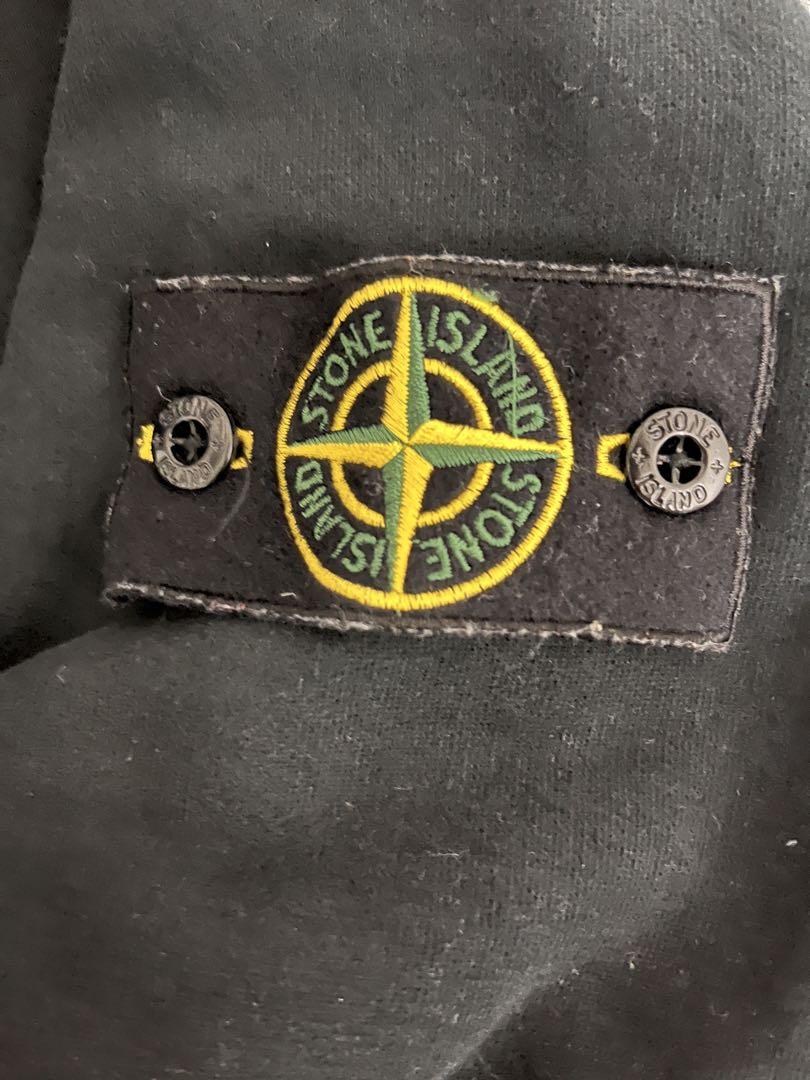 STONE ISLAND ブラック スウェット上下
