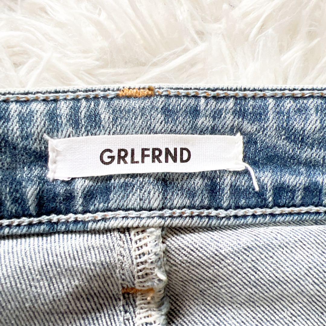 GRLFRND✨CARLA✨デニムパンツ ブーツカット ボタンフライ