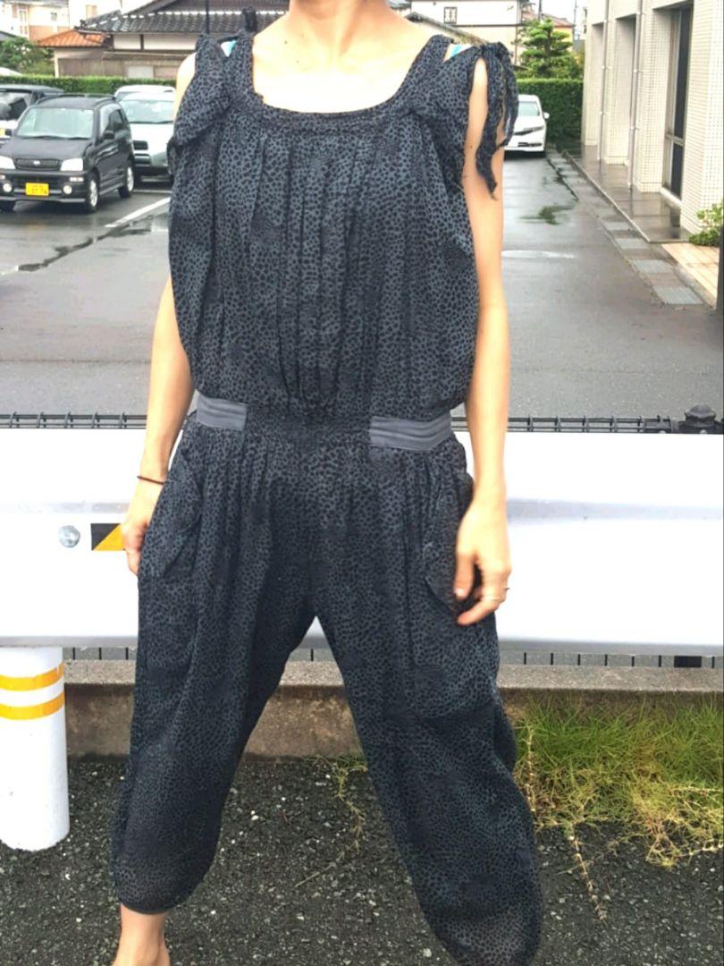 ★日本製 UNDERCOVER 総柄 デザイン サロペット オールインワン