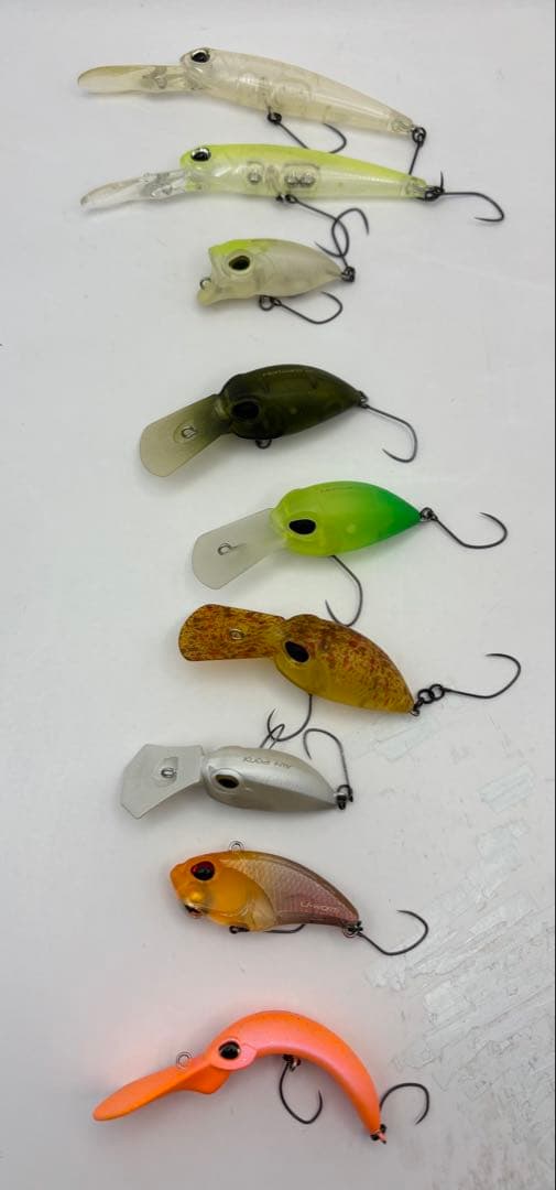 エリアトラウト用 クランクセットやや傷や汚れあり OLIVEOS_COM_TR