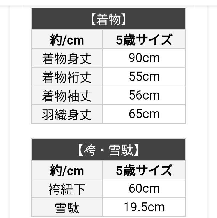 七五三 五歳 絵羽 羽織袴 フルセット