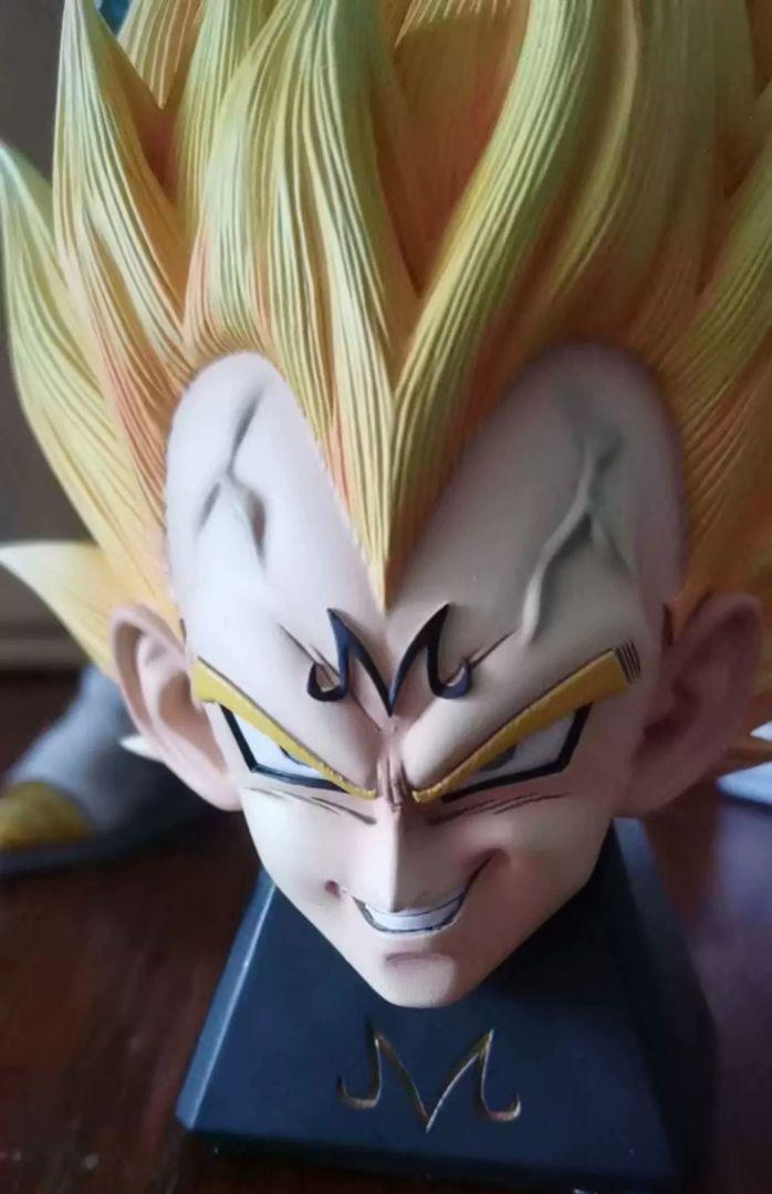 ドラゴンボール ベジータ 1/4 双頭彫 樹脂 彫刻フィギュア 海外限定