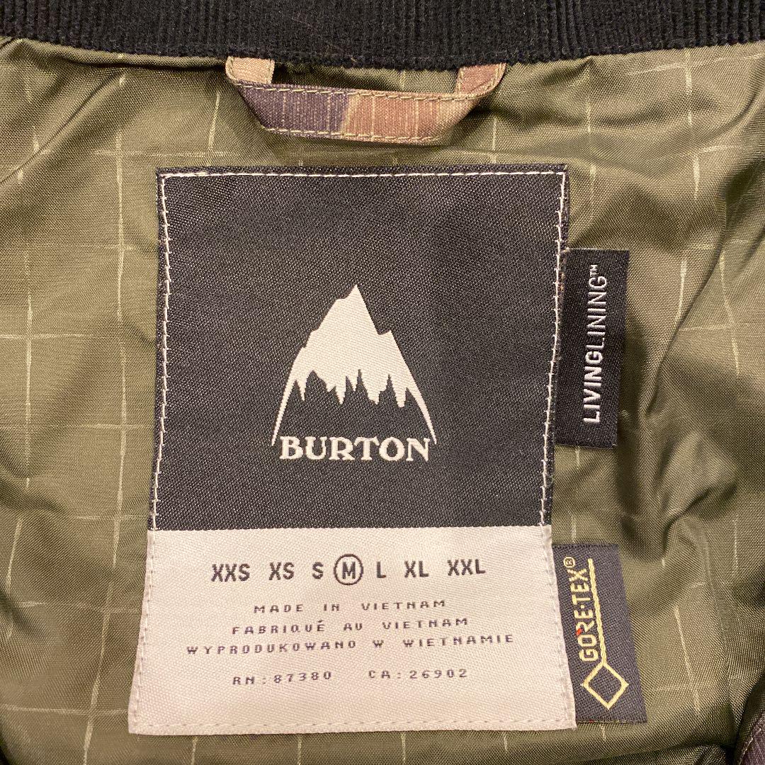 超激得SALE BURTONバートンGORE-TEXウェア サイズM タイガーカモ HJv7Y-m31580207096 正規品在庫