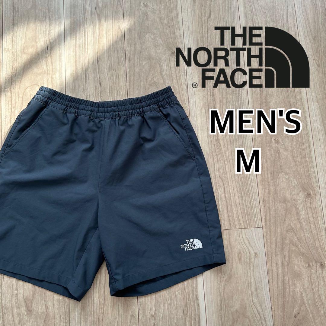 美品　ノースフェイス　メンズ　ハーフパンツ　トレーニング　短パン　グレー　M