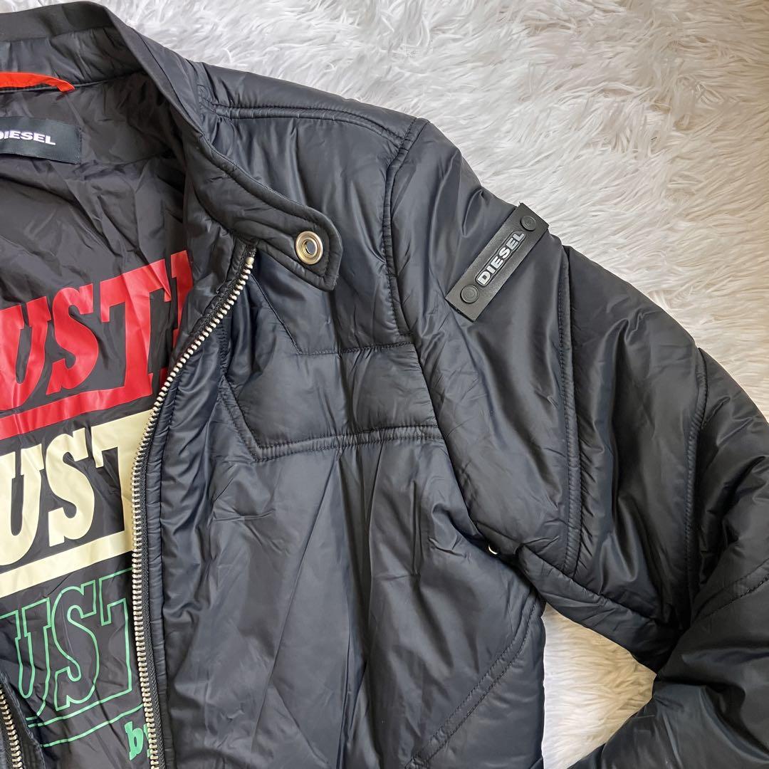 ディーゼル DIESEL ダウン キルティング ライダース ジャケット