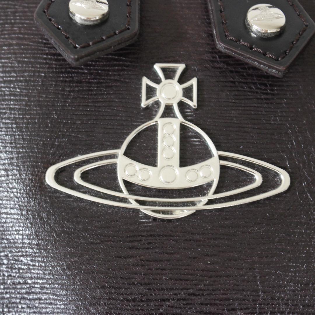 Vivienne Westwood リュック レザー オーブ ブラウン 画像3