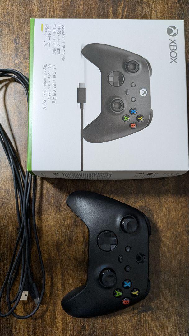 Xbox コントローラー USB接続 黒