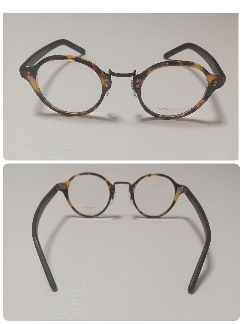 オリバーピープルズ　眼鏡　雅コレクション　極美品　べっ甲柄ブラック　ユニセックス