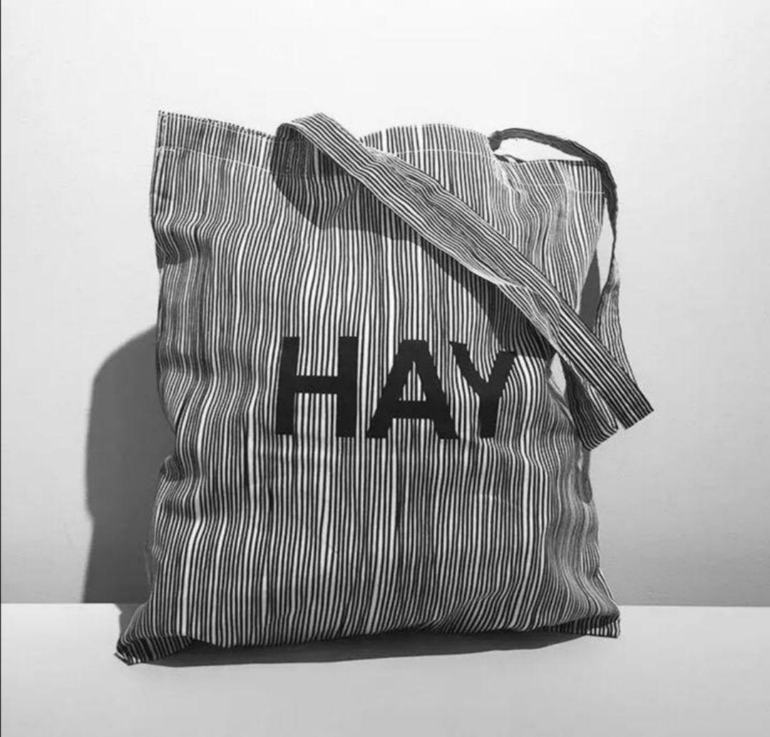 バーガンディ HAY　トートバッグ　へい