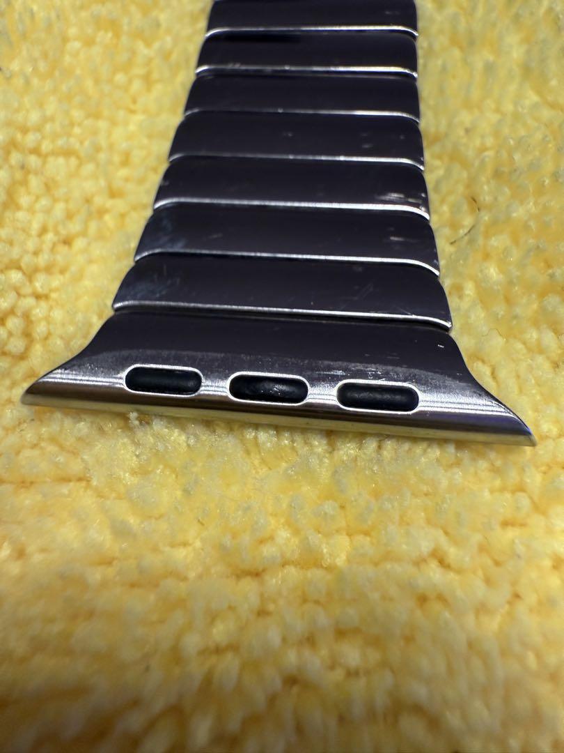Apple純正42mmステンレススチール リンクブレスレット