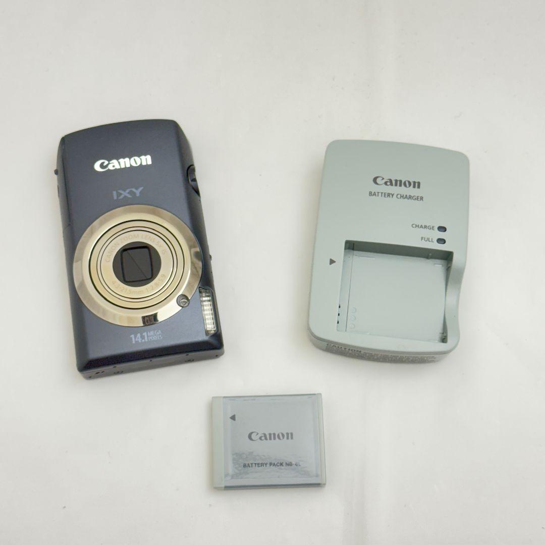 Canon IXY 10S デジタルカメラ 本体 ブラック 充電器付き - メルカリ